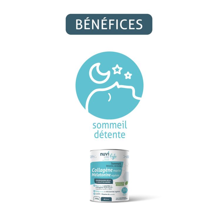 Colagen cu Melatonină & 5-HTP – Somn Natural & Relaxare | Fără Zahăr