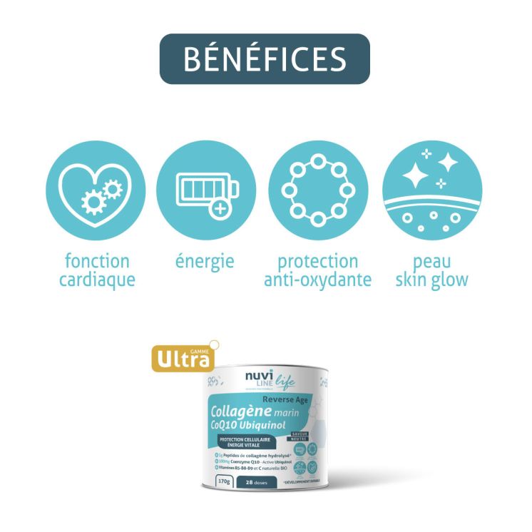 Colagen Marin + Ubiquinol Q10 | Anti-Aging & Energie Celulară